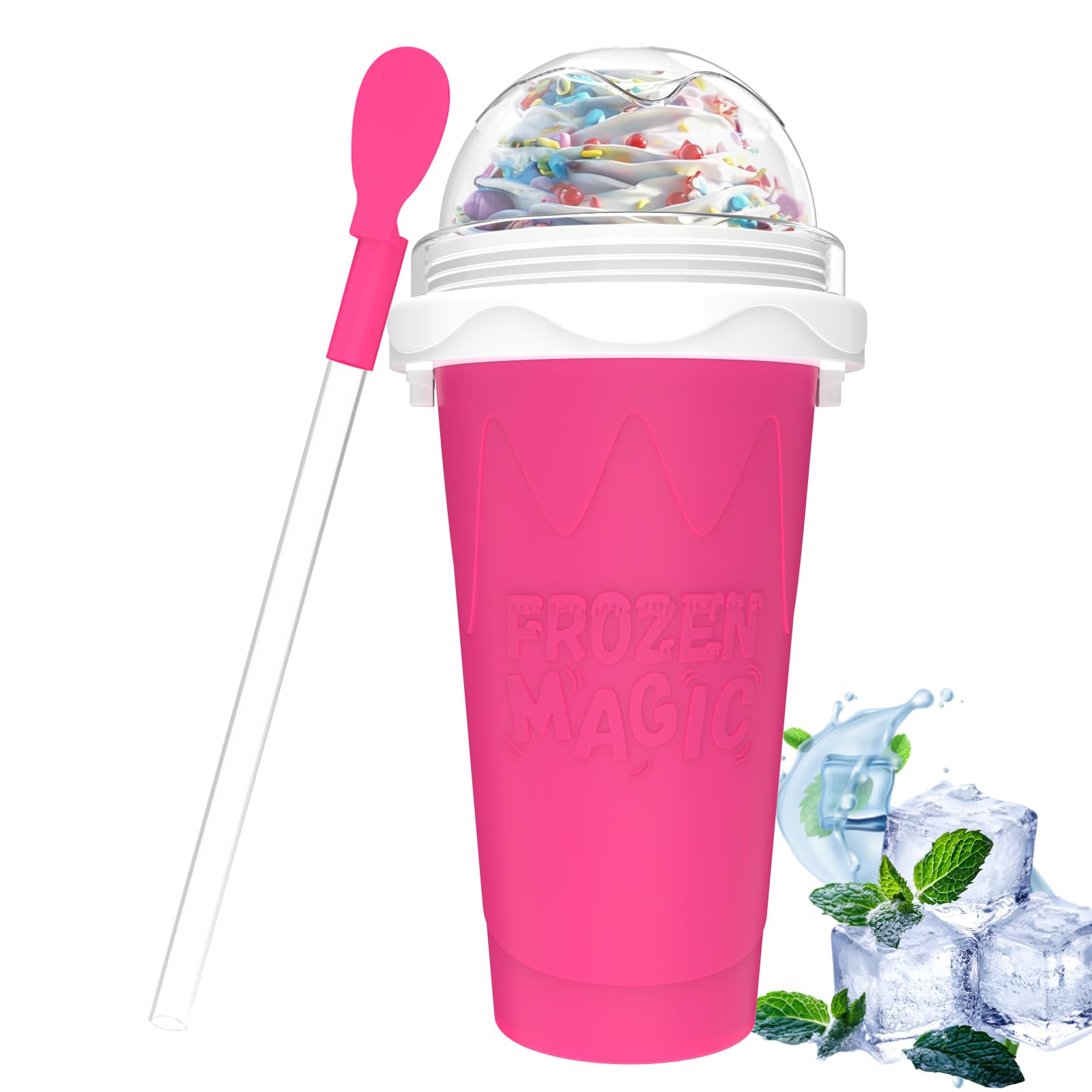 Honbuty Taza para granizados con enfriamiento rápido, ideal para bebidas en casa.
