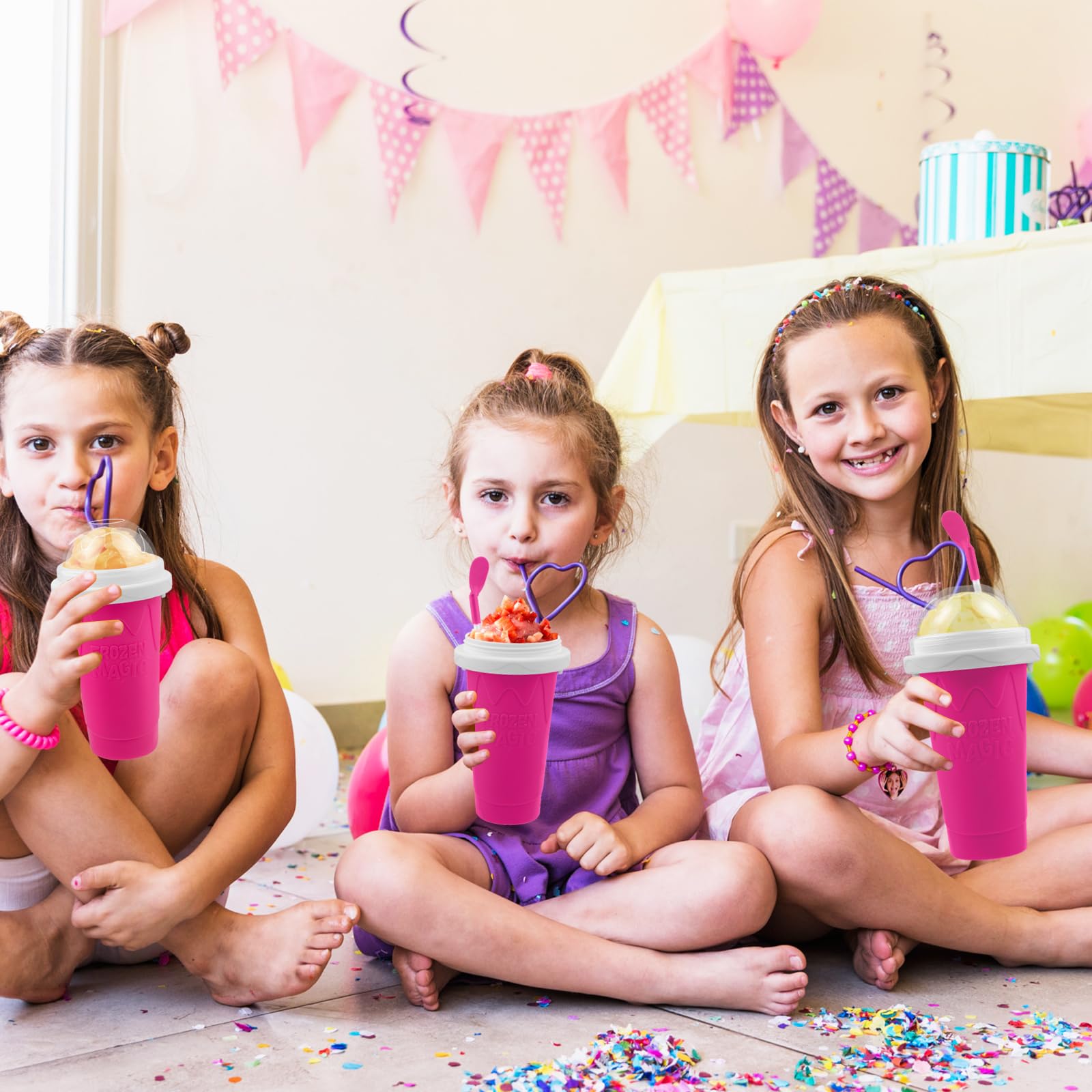 Honbuty Slushie Maker: llenar la copa con tu bebida favorita