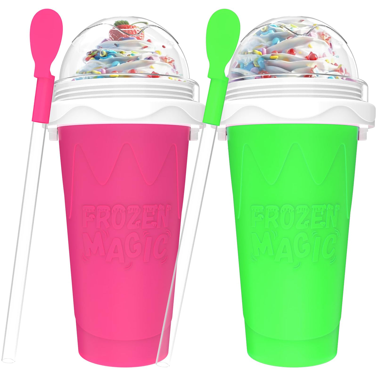 Honbuty taza congelada de doble capa para batidos caseros y refrescantes.