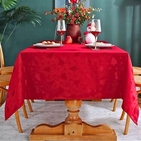 Mantel Honellaty de poliester suave y duradero, fácil de limpiar tras comidas.