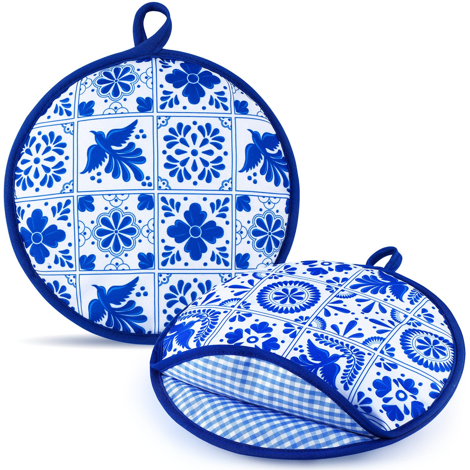 Honeydak bolsa calor tortilla Talavera, vista frontal, para calentar tortillas al instante