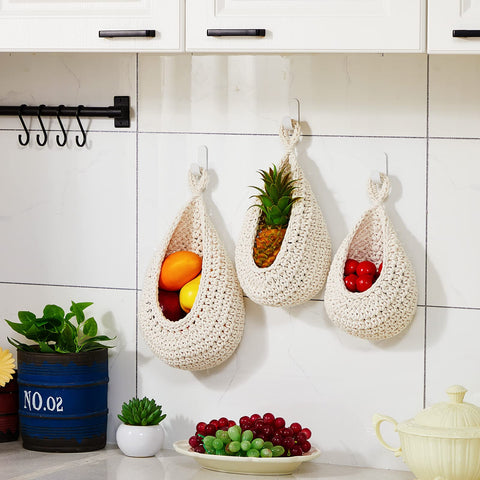 Decoración bohemia Honeydak para pared con cestas plegables y funcionales