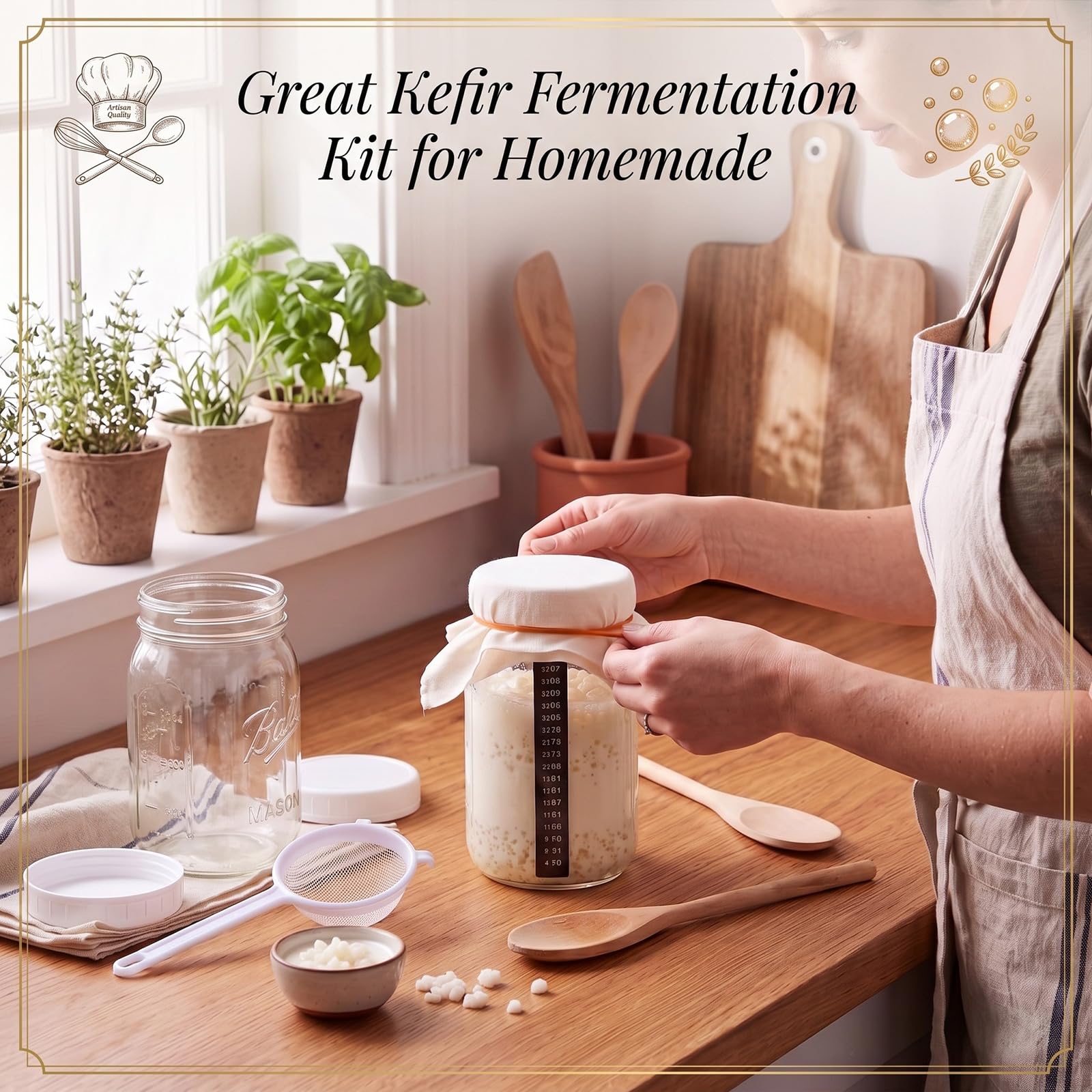Honeydak comparación de tamaño con una mano para visualizar 32 oz práctico