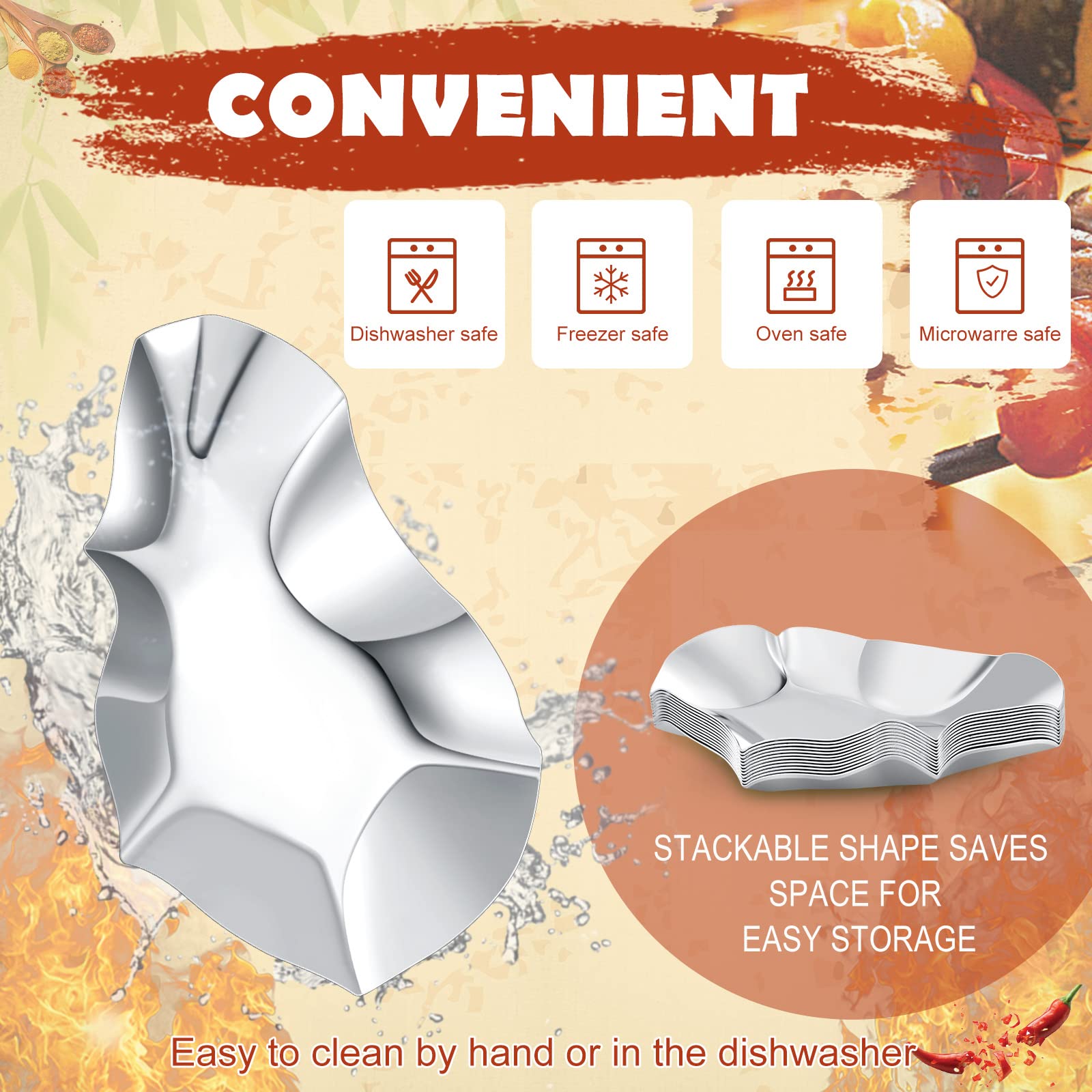 Conchas Honeydak para horno y campamento, versatilidad