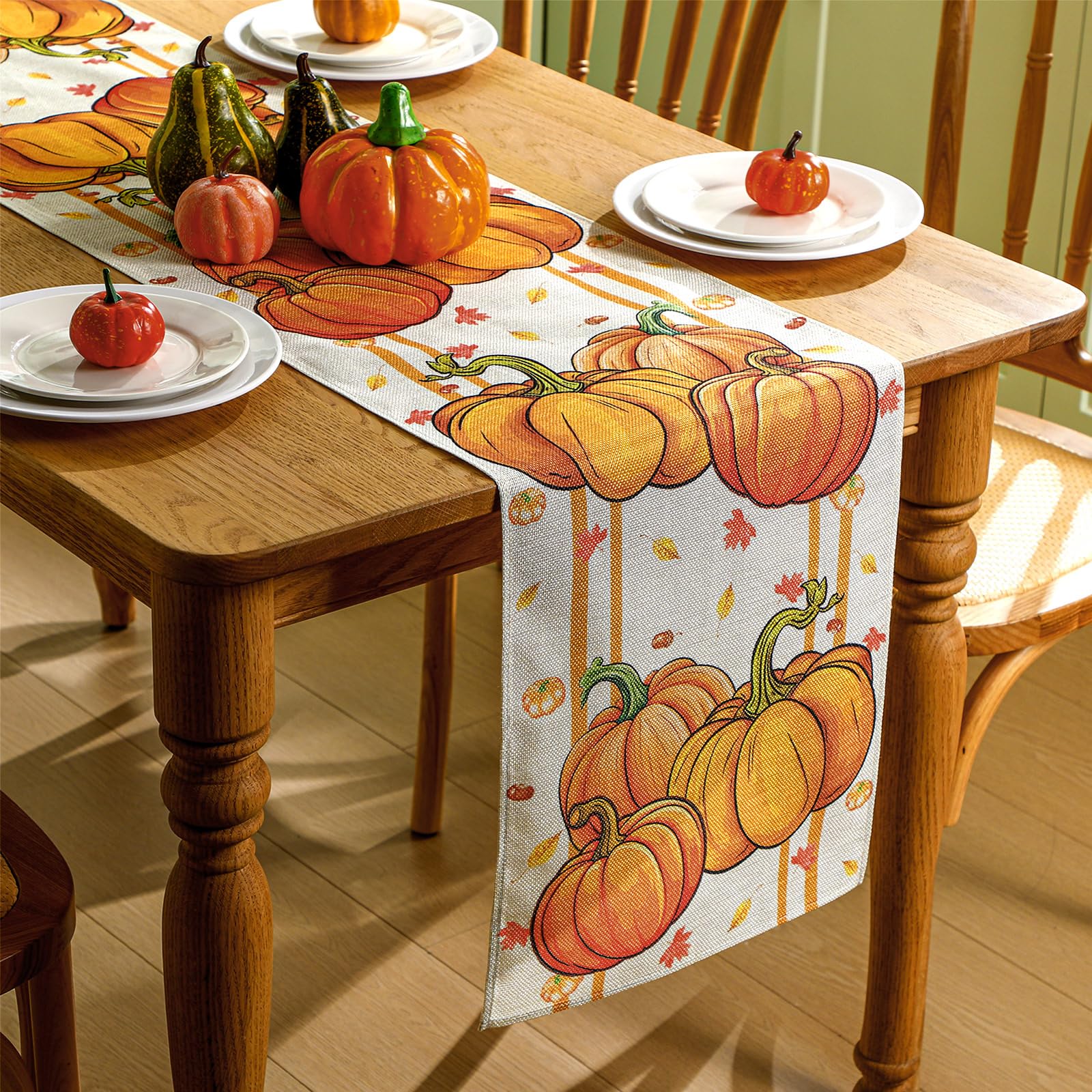 Honeydak corredero de mesa girasoles añade calidez para la comida
