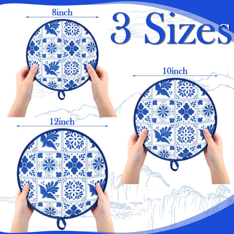 Honeydak diseño Talavera de doble cara decora la mesa y mantiene tortillas tibias.