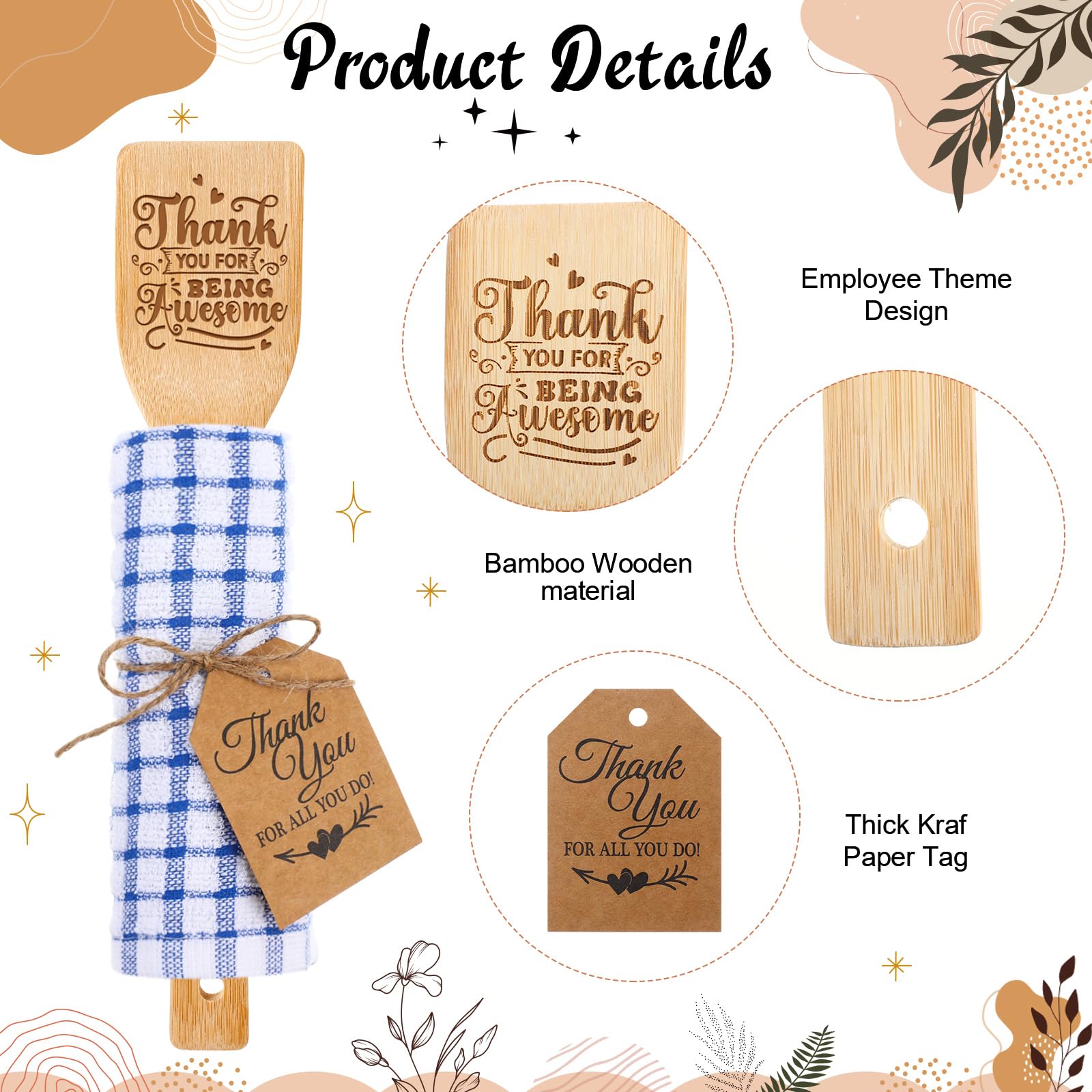 Etiquetas de agradecimiento Honeydak para expresar gratitud