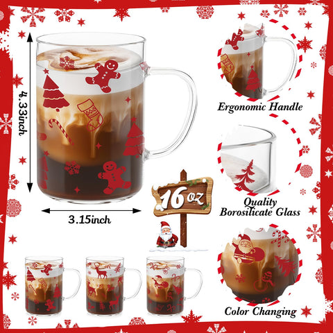 Taza Honeydak con ciervo, diseño navideño elegante para servir café caliente.
