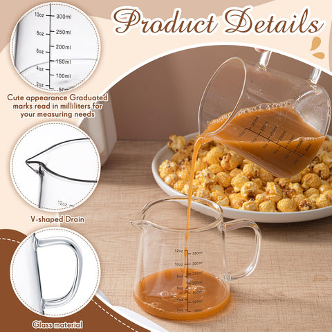 Honeydak taza espresso con manija ergonómica para verter con comodidad