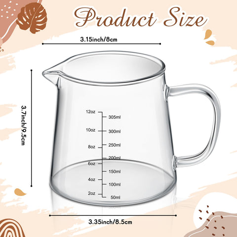 Honeydak taza espresso con boquilla en forma V para vertidos limpios