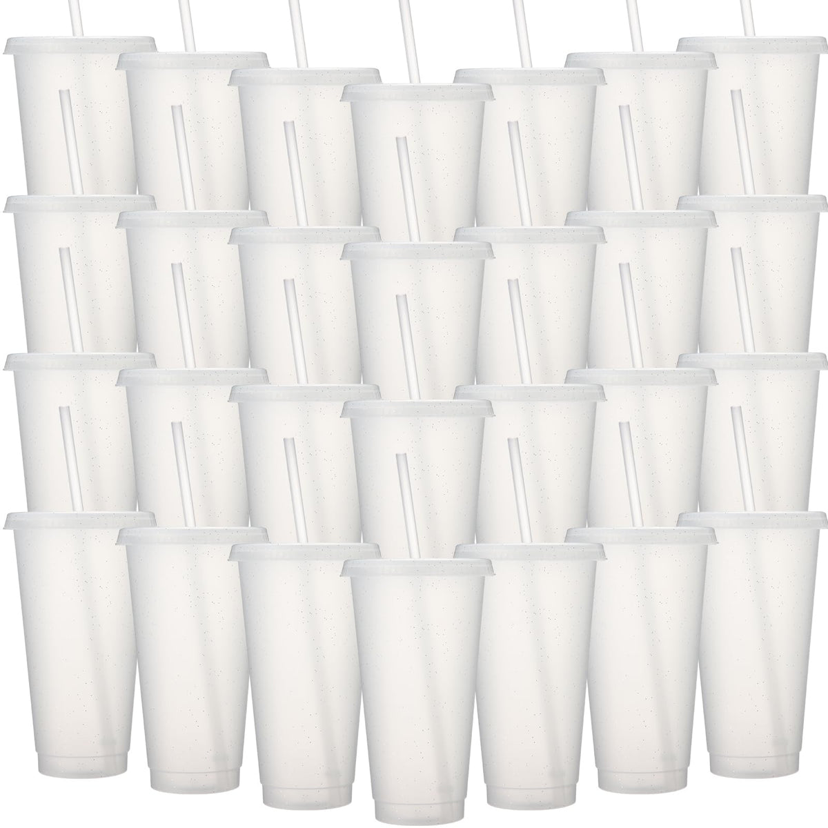 Honeydak tumbler de 60 piezas con tapa y pajilla, ideal para llevar bebidas en casa o en ruta.