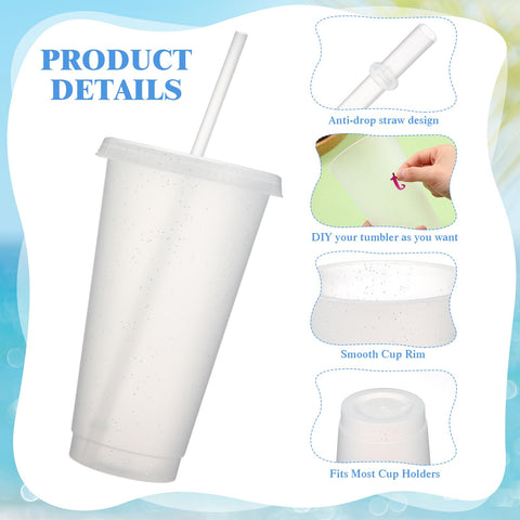 Honeydak tumbler con destellos brillantes, perfecto para fiestas y regalos.