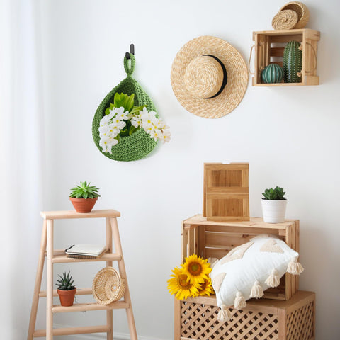Uso práctico para verduras y frutas con almacenamiento en pared