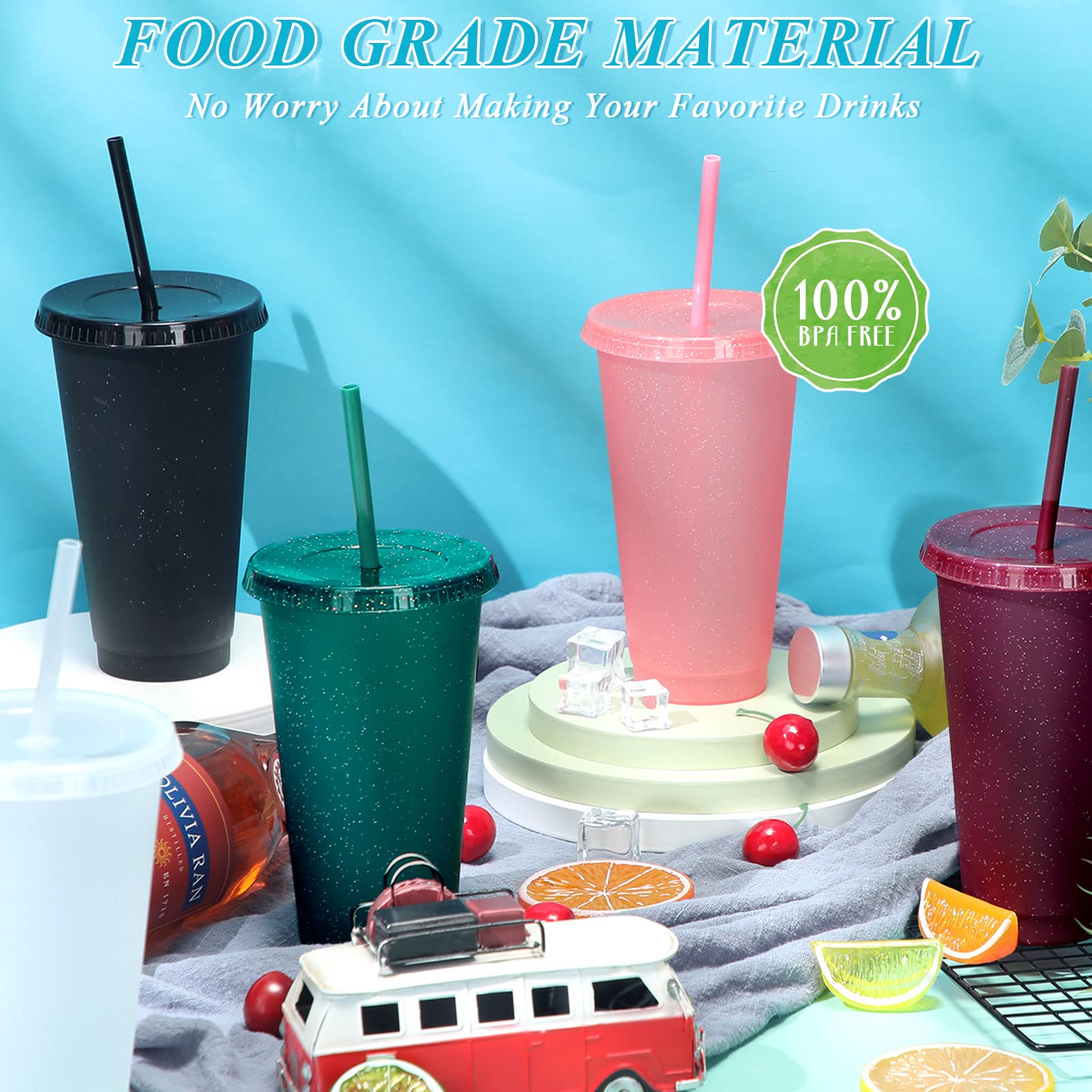 Vaso Honeydak 24-27 oz, colores vibrantes para uso diario y viajes.