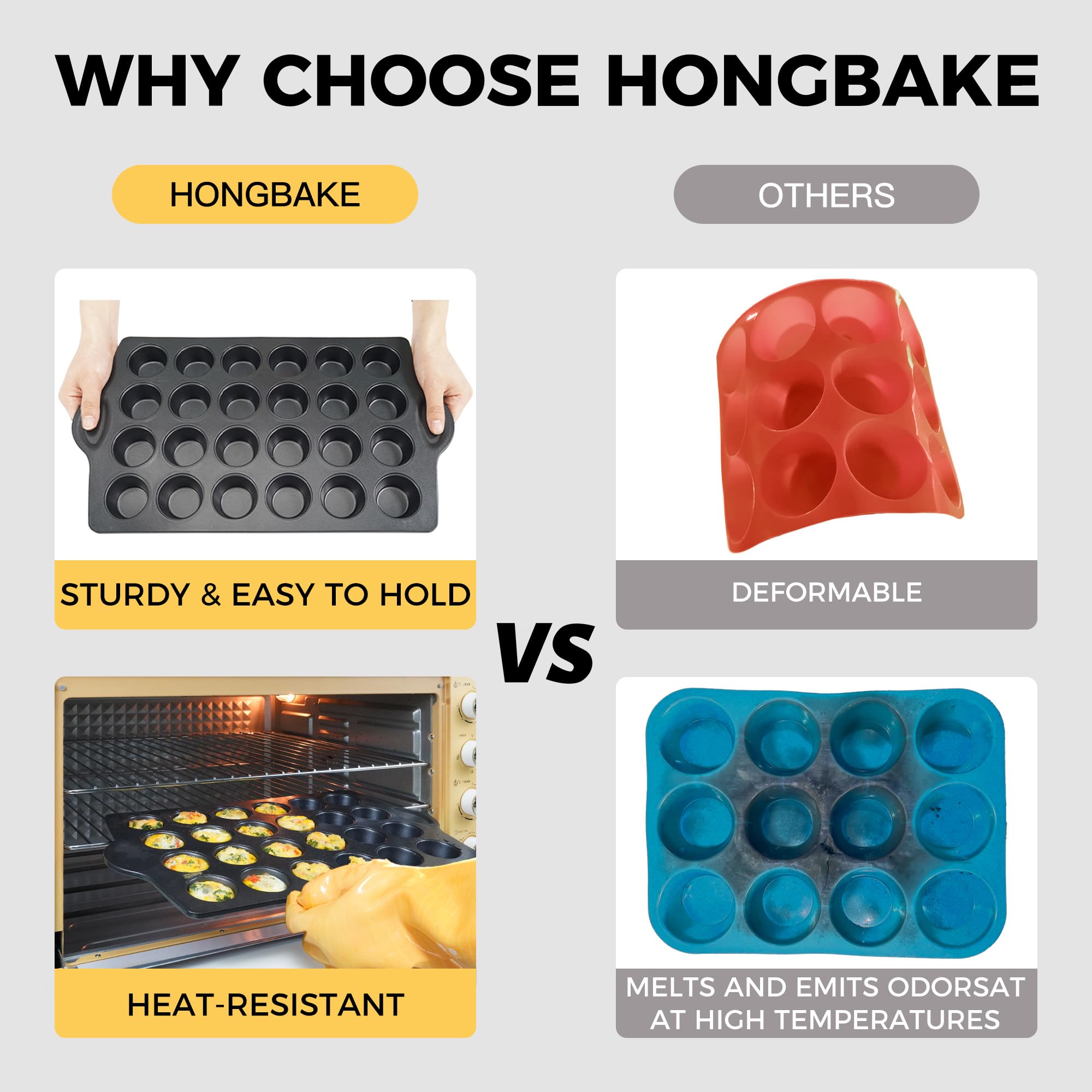 Acero al carbono de HONGBAKE 27% más grueso para estabilidad y calor uniforme
