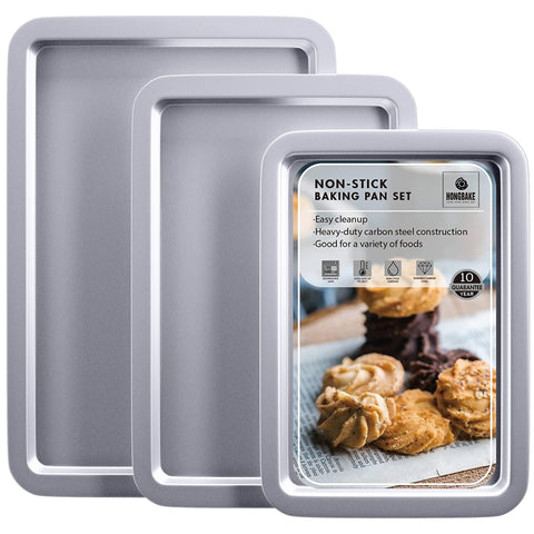 Bandejas HONGBAKE con recubrimiento antiadherente para liberación fácil de alimentos