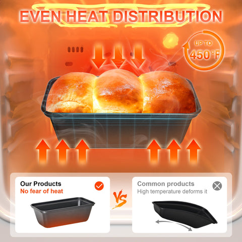 Hongbake mini pan acero carbono 27% más grueso para calor uniforme
