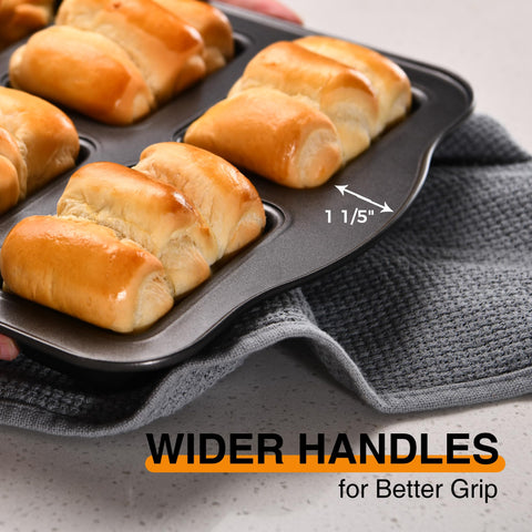 Mangos anchos y ergonómicos de HONGBAKE para agarre estable.