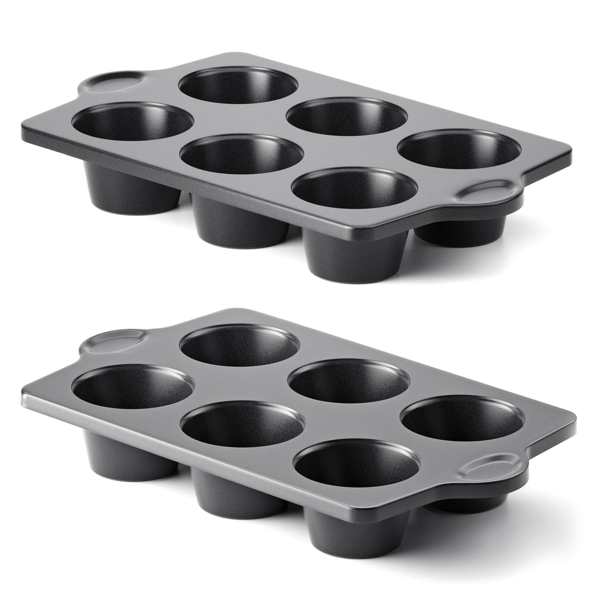 Bandeja HONGBAKE para muffins jumbo, desmolde suave y porciones uniformes.