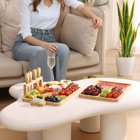 Uso cotidiano Hongsane para servir quesos, frutas y embutidos