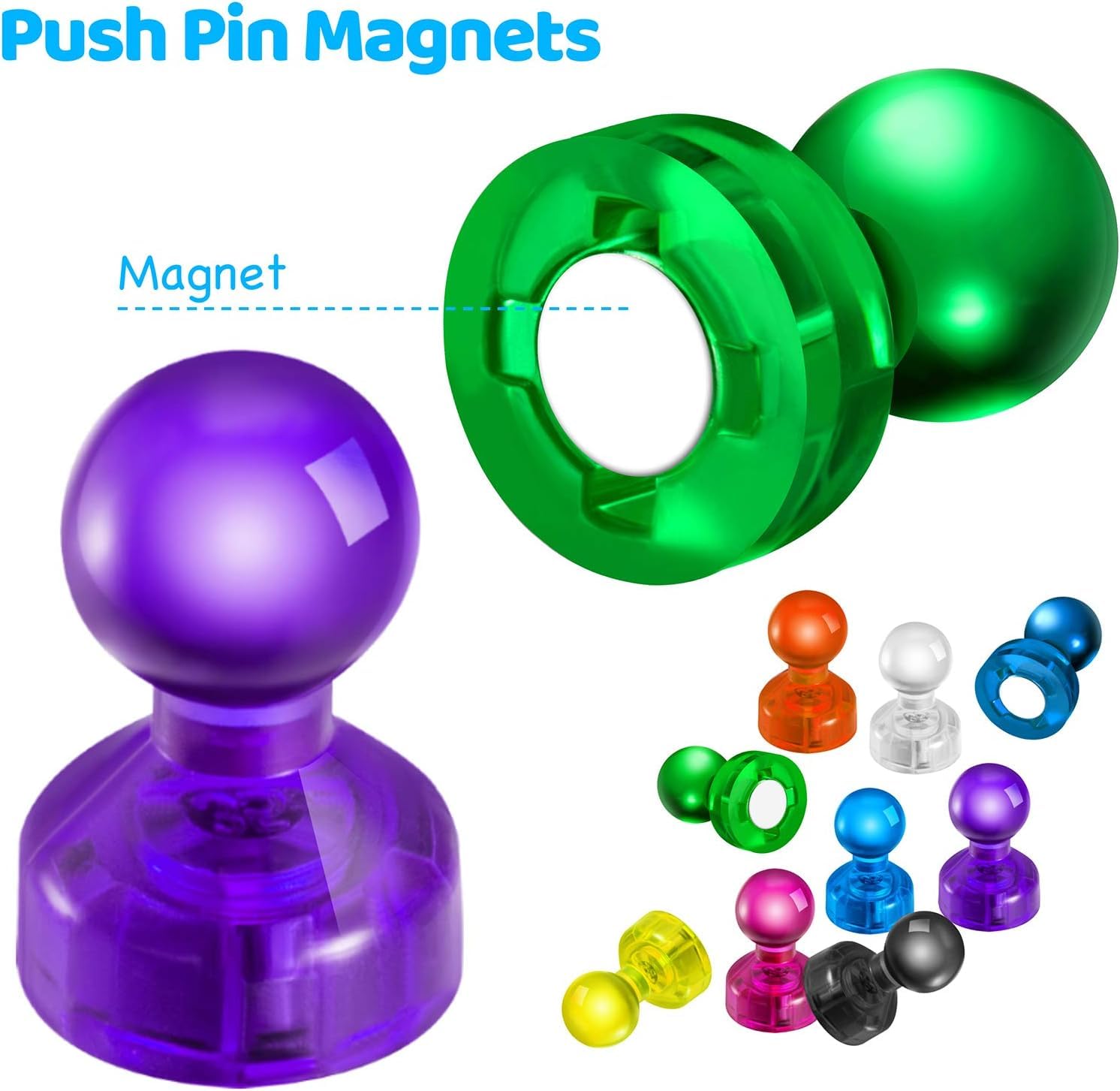 HongyiTime imanes magneticos fuertes sujetan documentos sin cubrir detalles