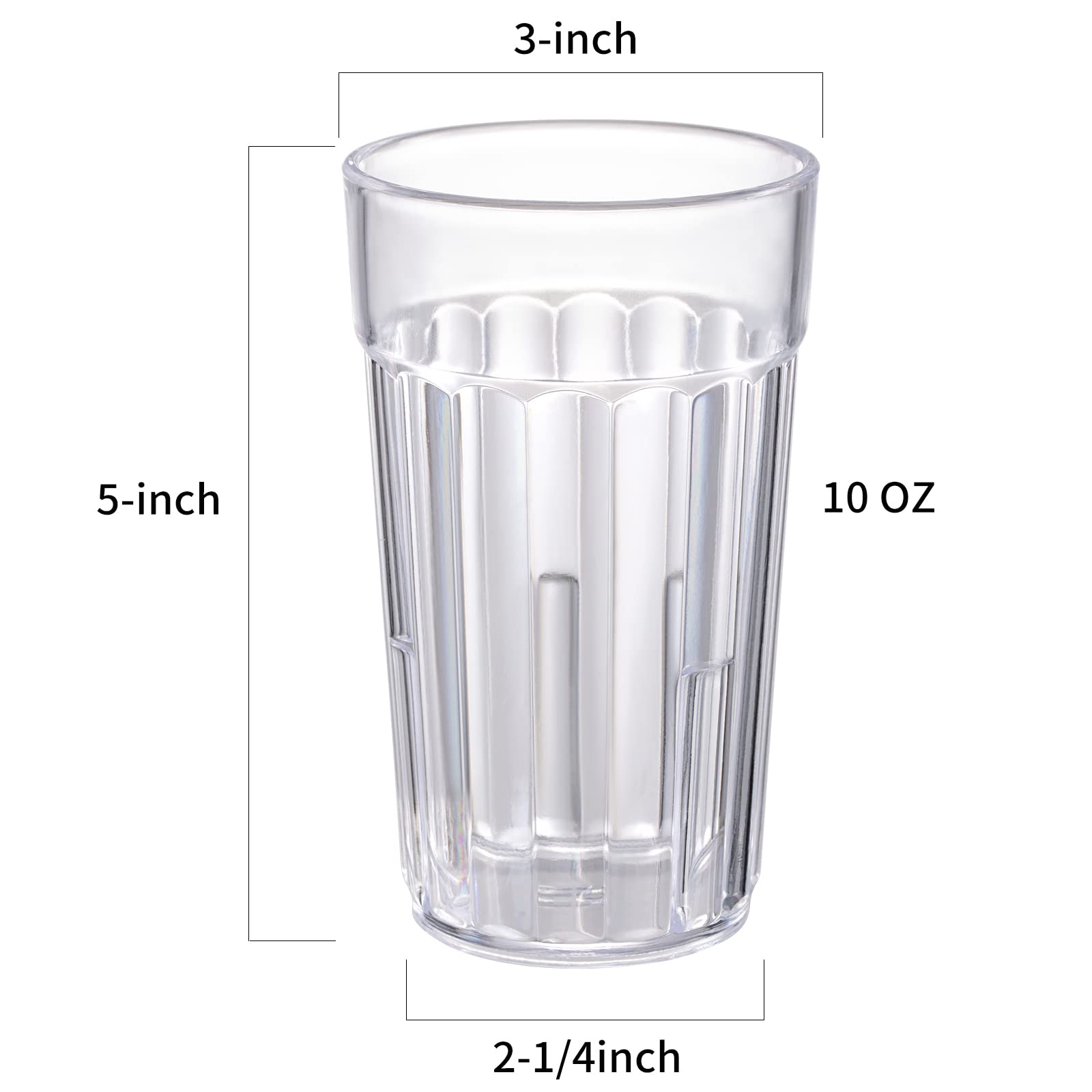 Vaso Honla 10 oz multicolores, ideales para cocina, baño o clase.