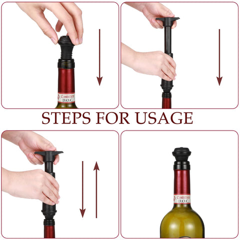 Conjunto de 24 tapas de vino Honoson para uso diario