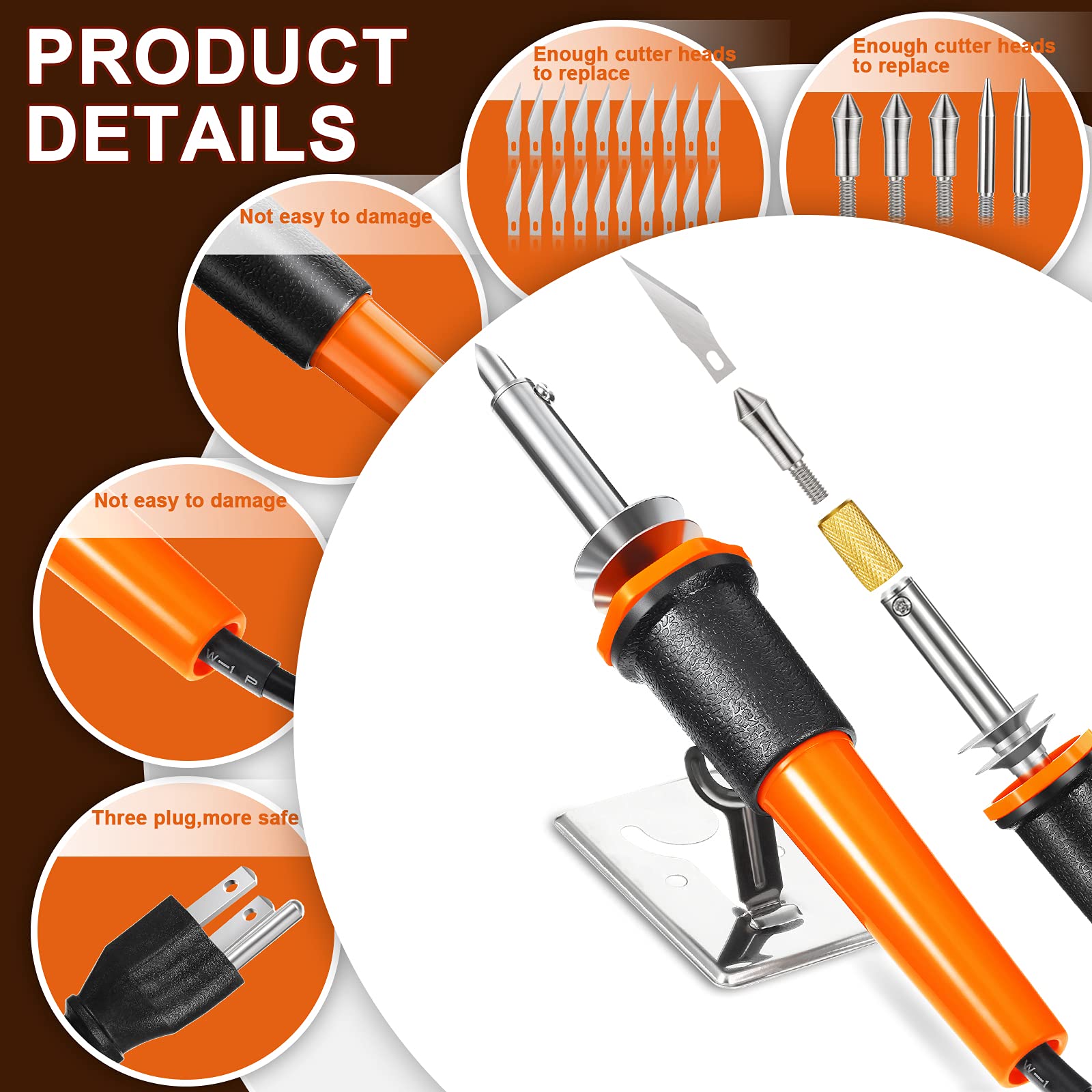 Honoson soporte metalico para guardar y cambiar hojas con seguridad.