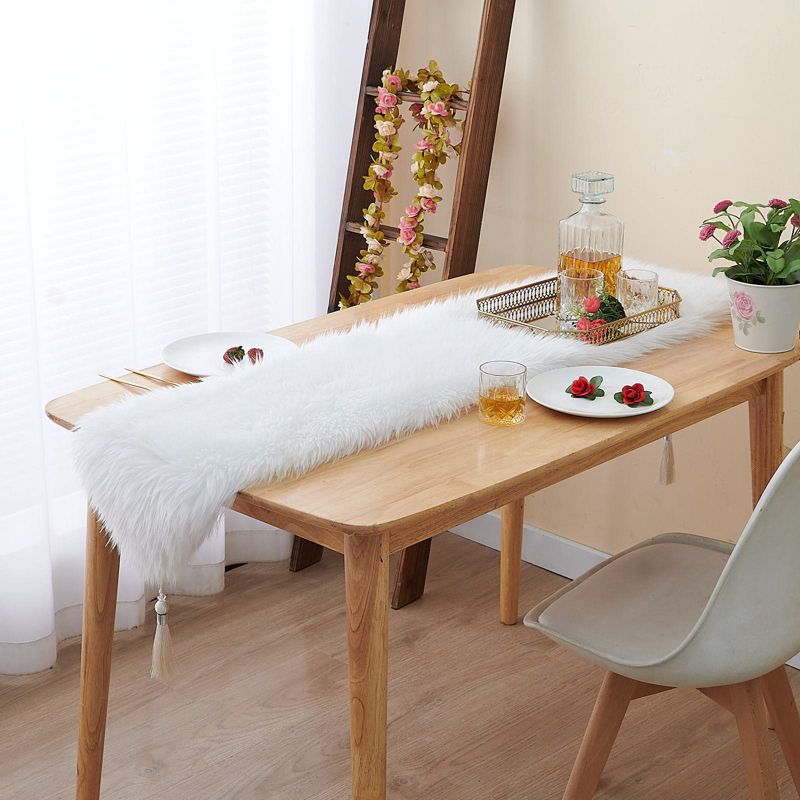 HonSerm diseño lujo blanco: estilo limpio que complementa cualquier decoración