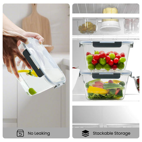 Hontent vidrio borosilicato sin BPA para alimentos