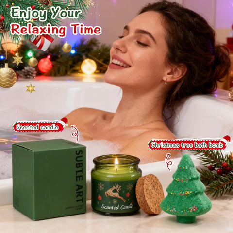 Honxicur bomba de baño con forma de árbol para un momento de spa.