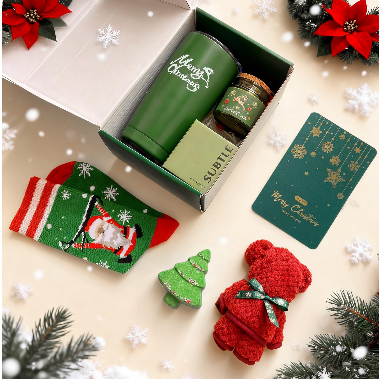 Honxicur caja regalo navideña, presentación lista para sorprender.
