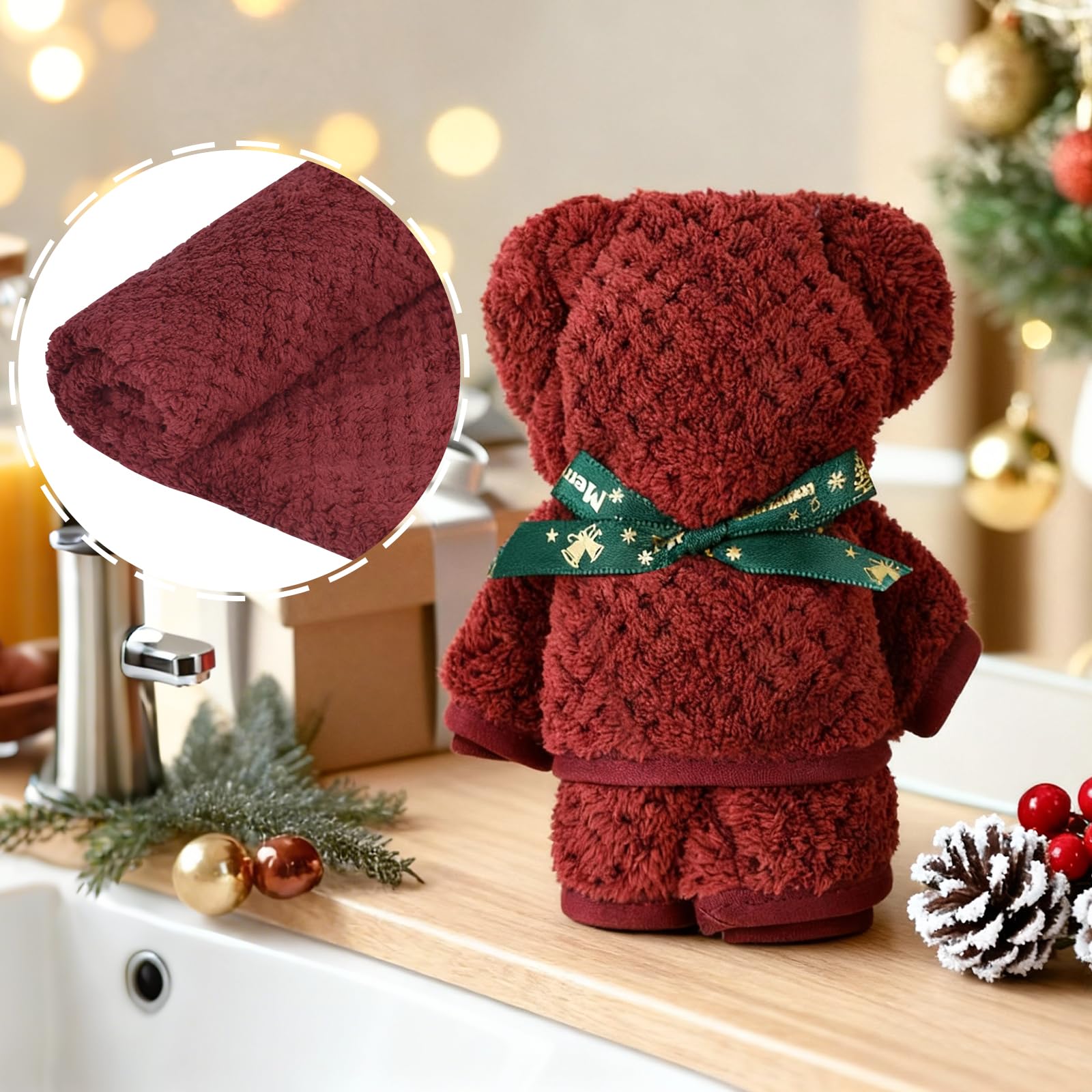 Honxicur calcetines de Navidad, cálidos y aptos para regalar.