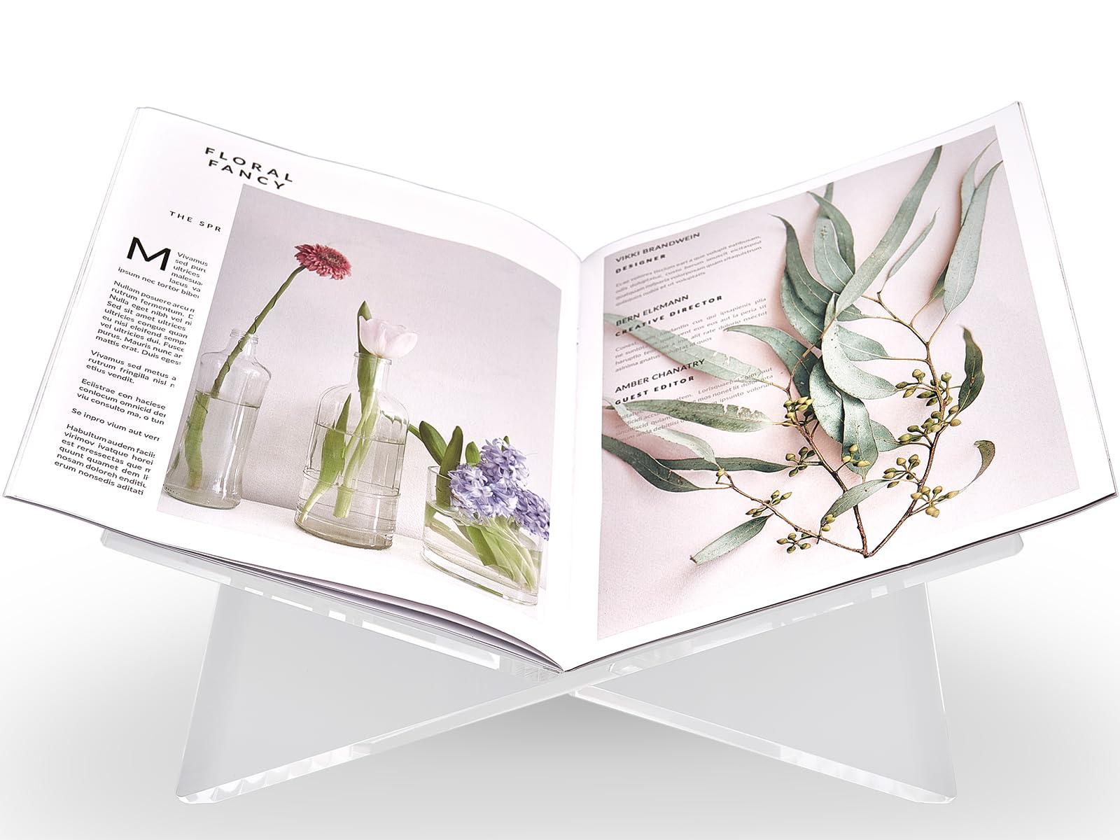 Honygebia expositor de libros para salón, decoración moderna