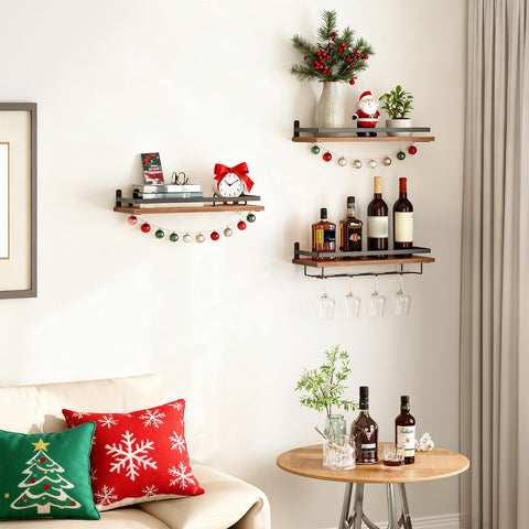 HOOBRO estante-vino-durable-metal ofrece estructura robusta y carga estable para botellas.