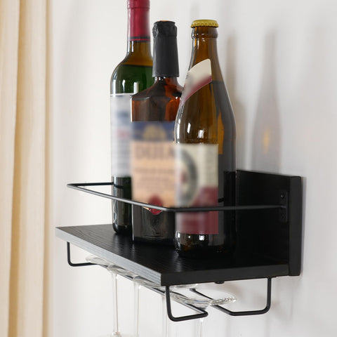 HOOBRO práctico para organizar vino, copas y accesorios de bar en casa.