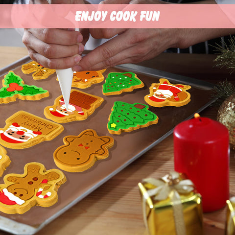 Cortadores Hoolerry navidad papa noel estampa 3D