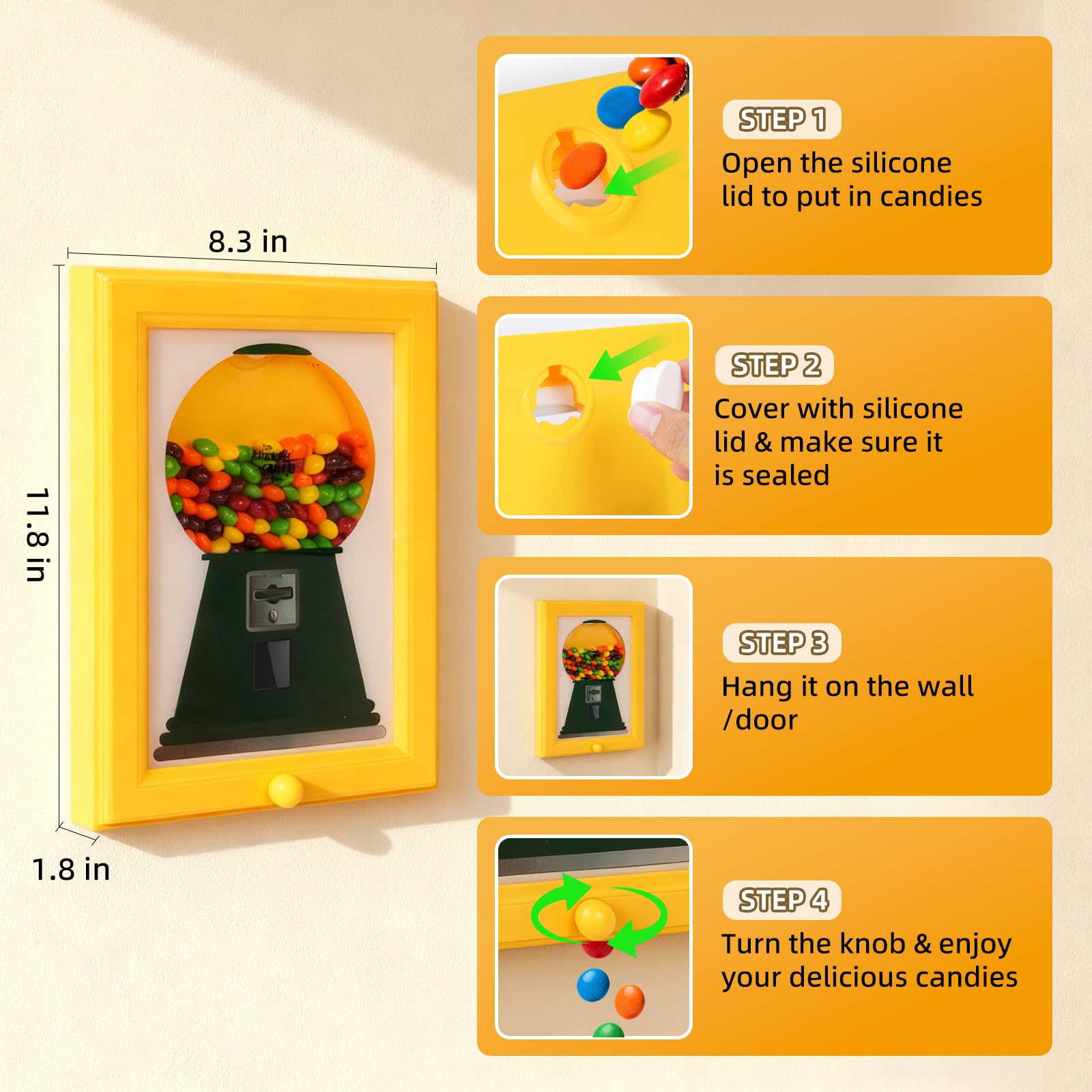 HOOMESUN dispensador para cocina y sala, uso versátil