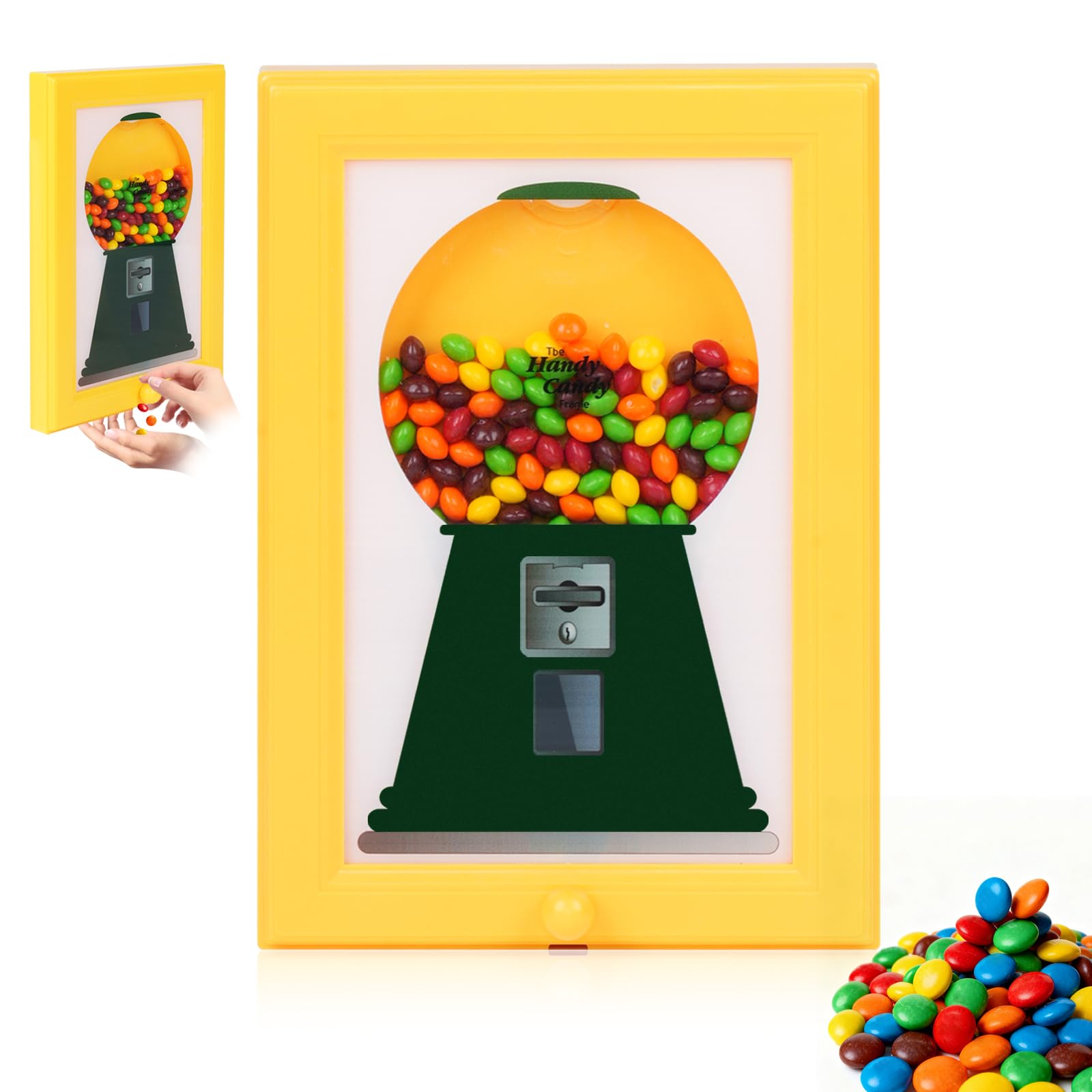 HOOMESUN marco dispensador de dulces en pared, estilo vintage práctico para decoración