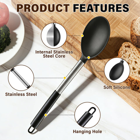 Hoosook cuchara con perforaciones para escurrir caldos