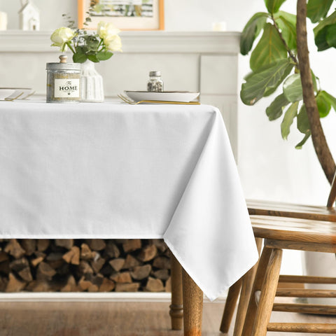 Mantel blanco Horaldaily 60x84 rectangular, protege la mesa y añade elegancia diaria