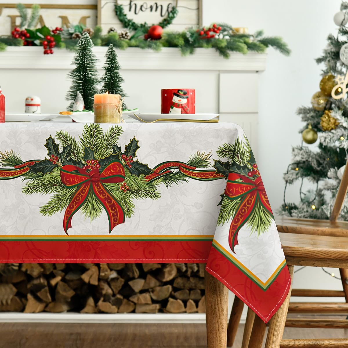 Mantel Horaldaily con diseño vibrante y patrón festivo para la mesa