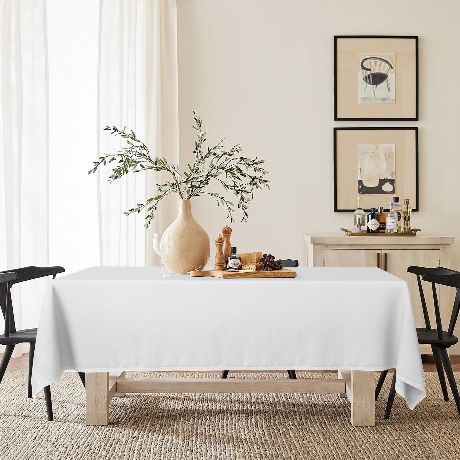 Horaldaily mantel con diseño colorido para mesa, ideal para fiestas y celebraciones