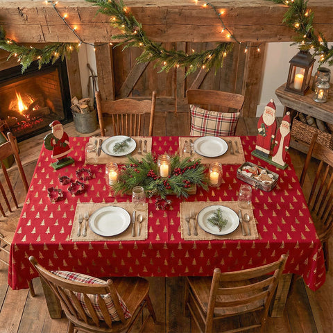 Mantel rectangular 60x84 para mesas de 2 a 4 comensales.