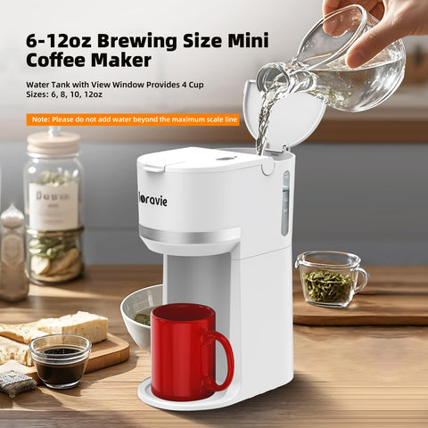 Horavie mini cafetera diseño compacto ideal para casa u oficina