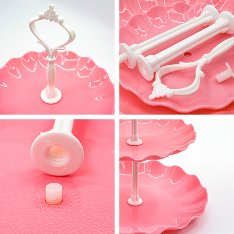 Horchen portapastelitos mini cinco, soporte estable para pastelitos en miniatura.