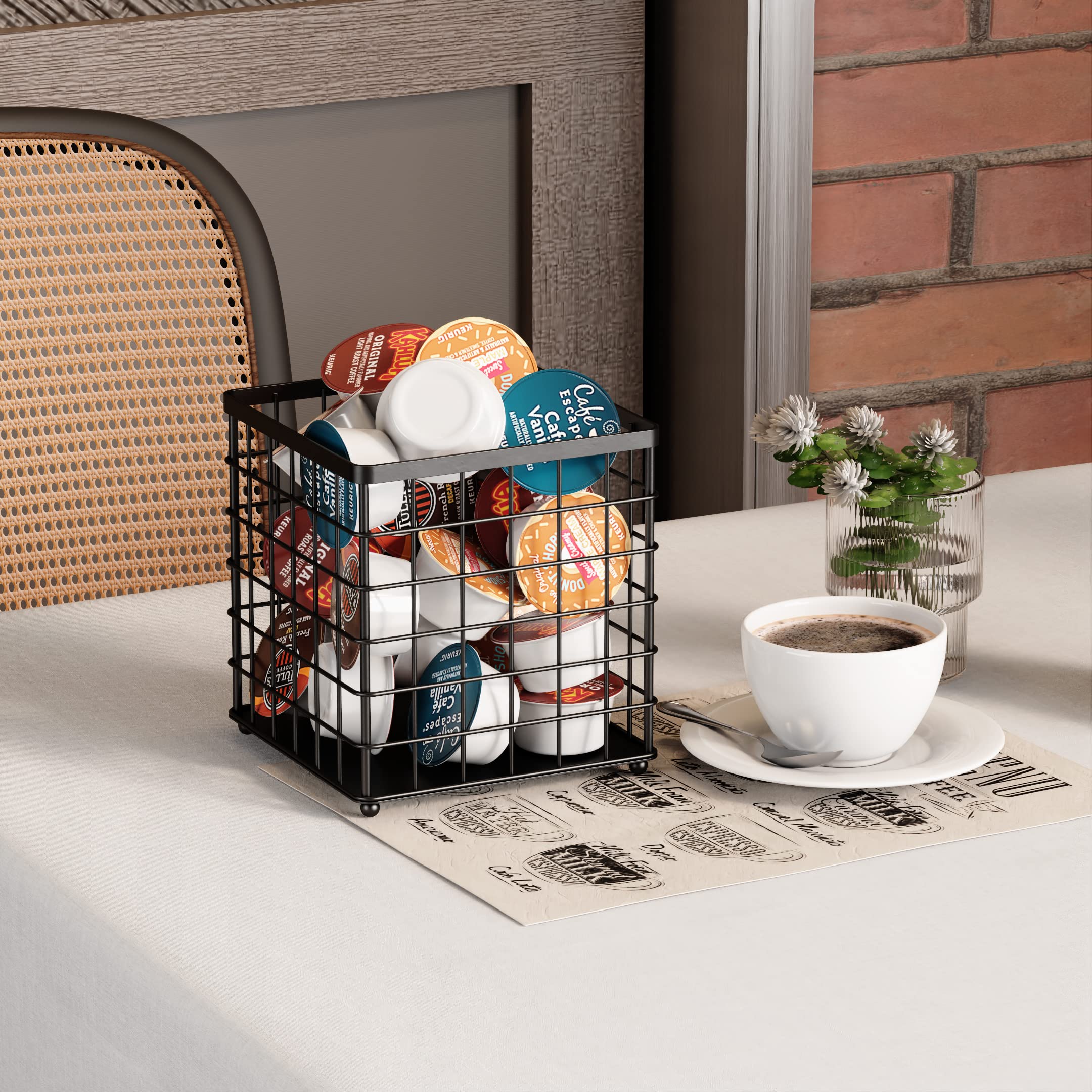 HORIAMIT porta crema para café en organizador de encimera