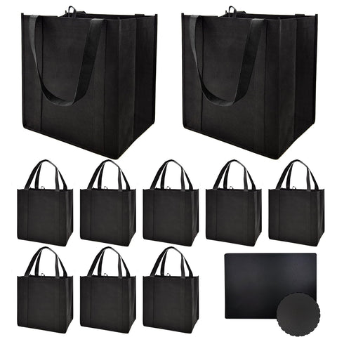 HorYg bolsas con mango reforzado para cargas pesadas en la compra diaria.