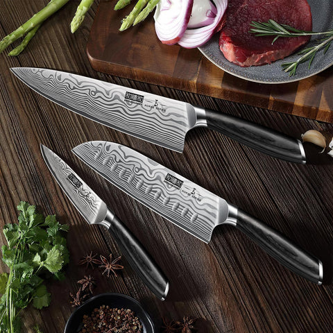 Conjunto de cuchillos HOSHANHO para tareas diarias de cocina.