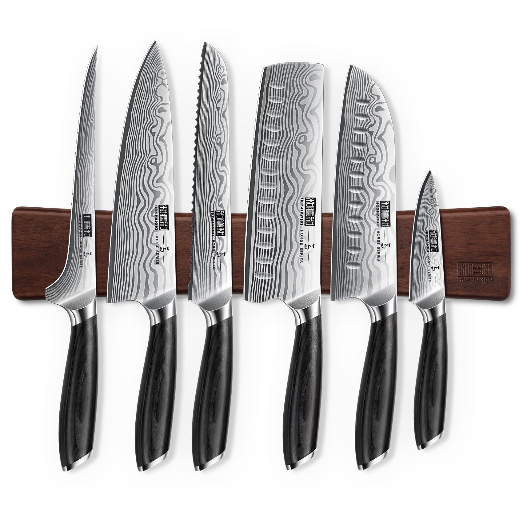 Cuchillos HOSHANHO 7 piezas con conjunto-cuchillos-7-piezas para versatilidad en la cocina